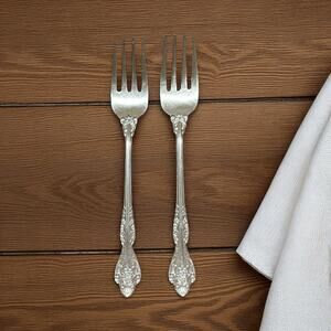 Ron Royale 18-8 Stainless Bloomingdale 2 Salad Fork Replacement Flatware Japan